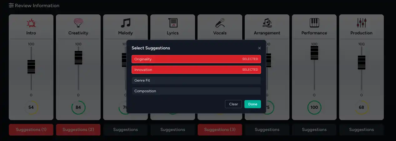 Song Review Platform