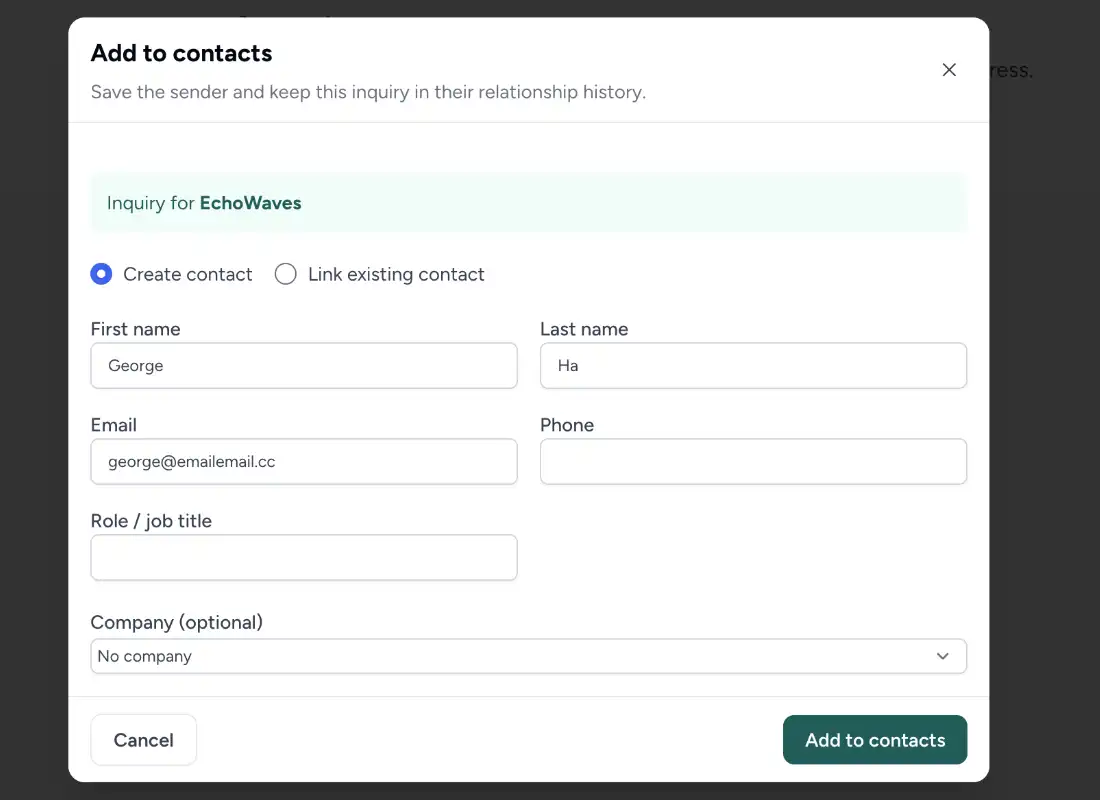 SongTakes website builder preview